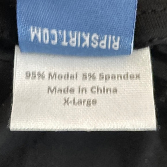 RipSkirt Hawaii Black Top XL Beach Vacation Scoop Neck 3/4 Sleeves - Picture 6 of 7